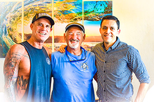 Mark Giddings, Glen Brush, Mauricio Quezada
